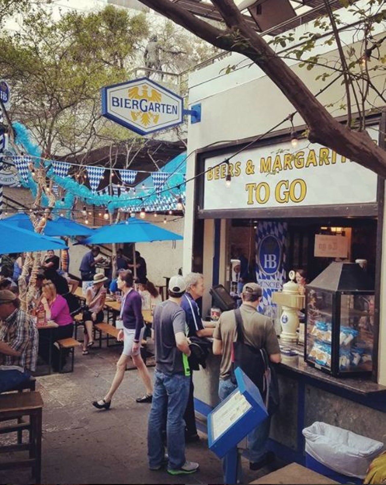 Bier Garten Riverwalk
126 Losoya St., (210) 212-7299
Sure, it's location may attract tourists to partake in Riverwalk drinking and shenanigans, but we still love this place's outdoor vibes. 
Photo via Instagram,  sincitydreaming