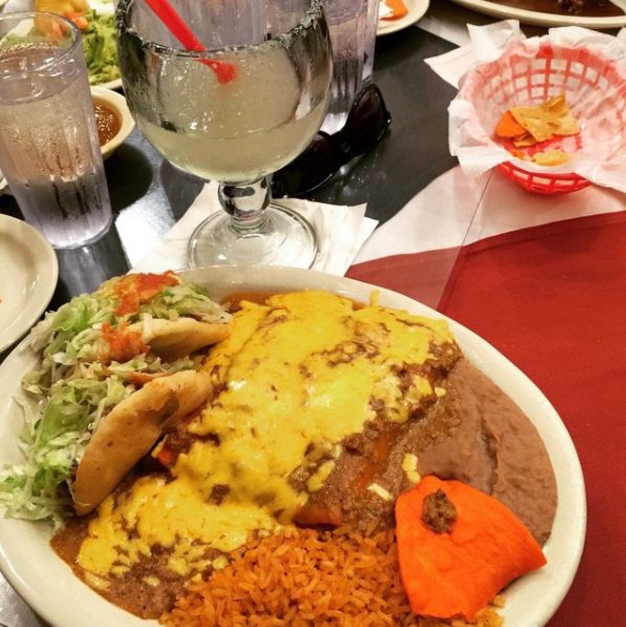 Jacala Mexican Restaurant
606 West Ave., (210) 732-5222
Puffy tacos, enchiladas, chile rellenos, margartias &#151; Jacala has got it all. 
Photo via Instagram, socialiteinsa