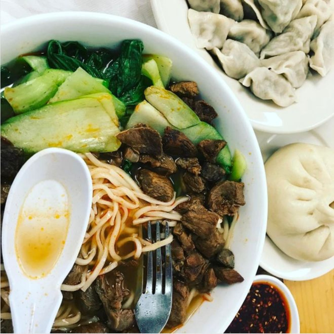 Kungfu Noodle
6733 Bandera Road, (210) 451-5586
The hand-pulled noodles are key here. Try the lamb variety and prepare for some heat. 
Photo via Instagram, darbi13