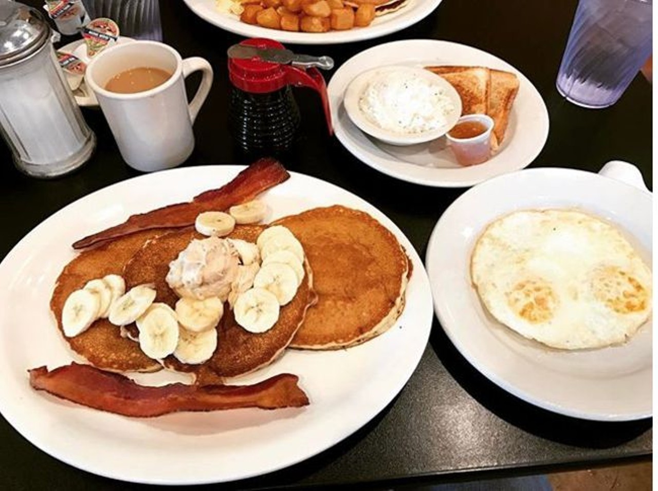 Courtyard Cafe
7600 Eckhert Rd., (210) 370-3779
Check out this low-key breakfast and lunch spot for some delicious pancakes, burgers and just about ever other diner food you love. 
Photo via Instagram,  lil.tru.dragon