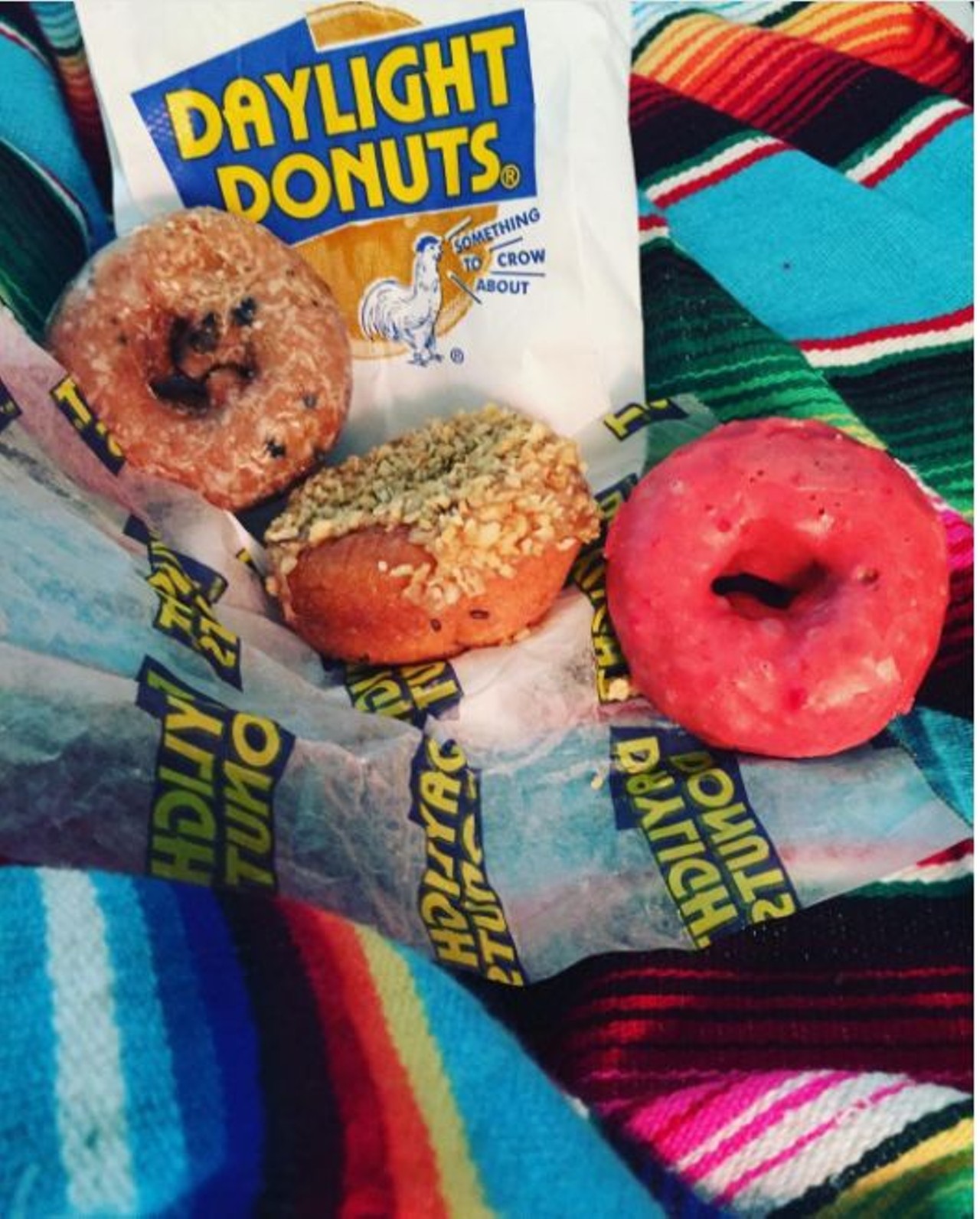 Daylight Donuts
9517 Fredericksburg Road, (210) 696-7979
Fuel up on morning coffee and doughnuts with Daylights wide variety. And if sweet pastries aren't your morning go-to, chow down on one Daylight Donuts' kolaches.
Photo via Instagram, champagnelindsay