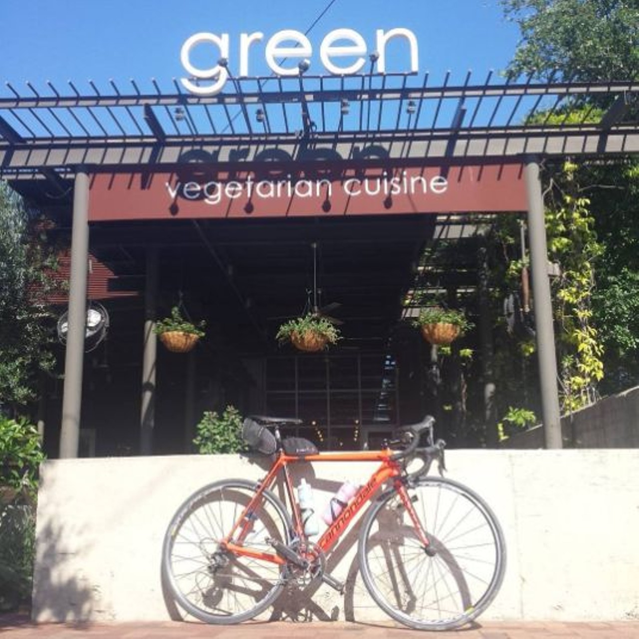 Green Vegetarian Cuisine 
200 E. Grayson St., (210) 320-5865 
Snack on some delicious veggies while sipping on your favorite brew from home.
Photo via Instagram, bikejitsu