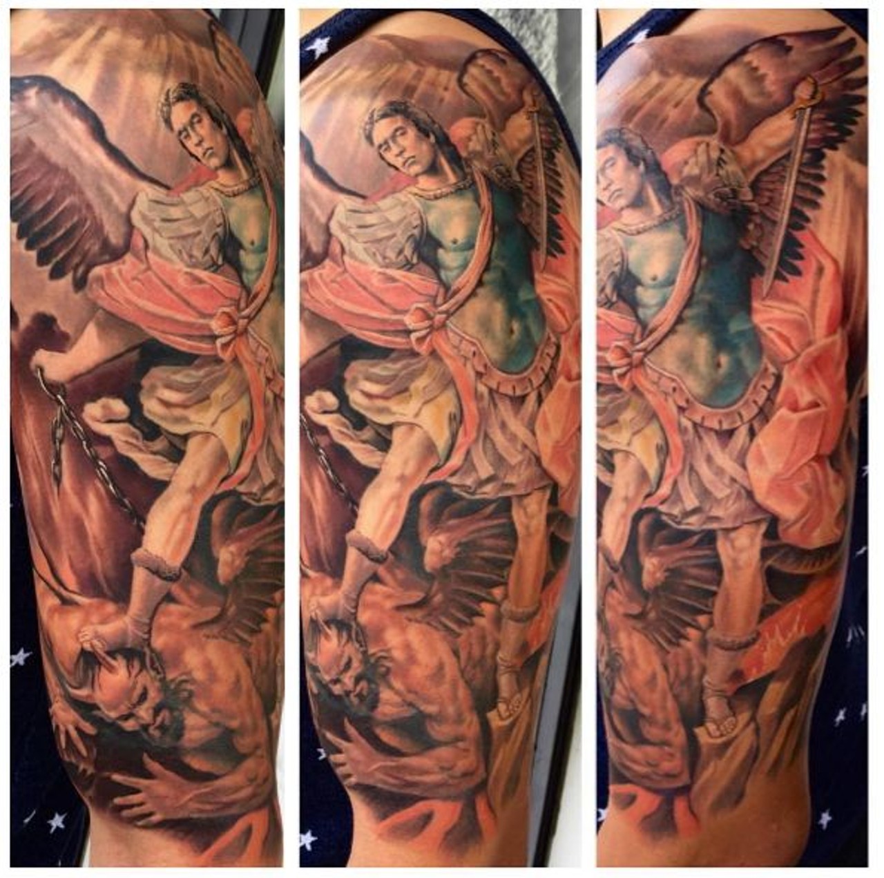 Manny Garcia, @x_squ1d_x
Firme Copias Tattoo Shop, 1132 Rayburn Dr., (210) 560-1570
On this slideshow, we&#146;ve only given you a small sampling of Garcia&#146;s vast and impressive portfolio. He does work in almost every tattoo discipline, and it&#146;s absolutely immaculate. 
Photo via Instagram, x_squ1d_x