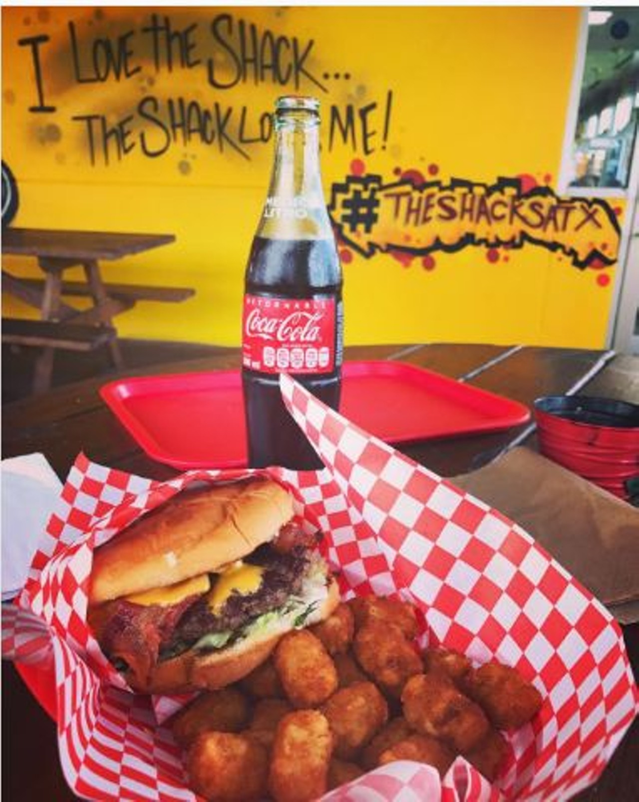 The Shack
6392 Babcock Rd, (210) 558-3660
Hamburguesas are never a bad idea at the The Shack. This place has everything, but you must try this lip-smacking burger.
Photo via Instagram
vjsatx
