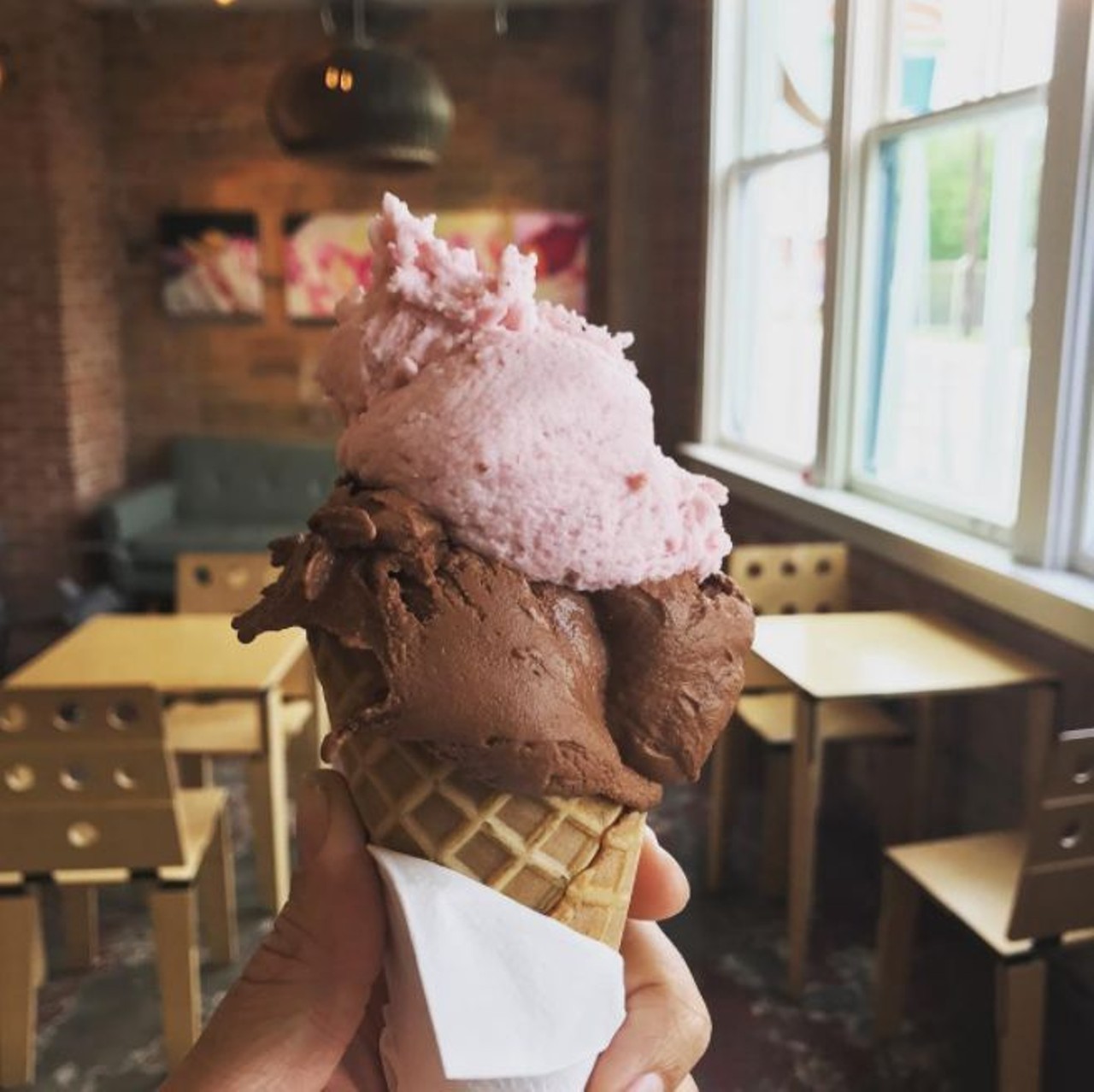 Split a cone at South Alamode
Gelato, anyone? With several flavors of gelato to choose from, stoping in at this Southtown spot is both a tasty and refreshing way to cool off. We recommend sharing a cone with a friend to cut down on costs, though we wouldn't blame you wanted to spring for your own.
Photo via Instagram,  thatguylos04
