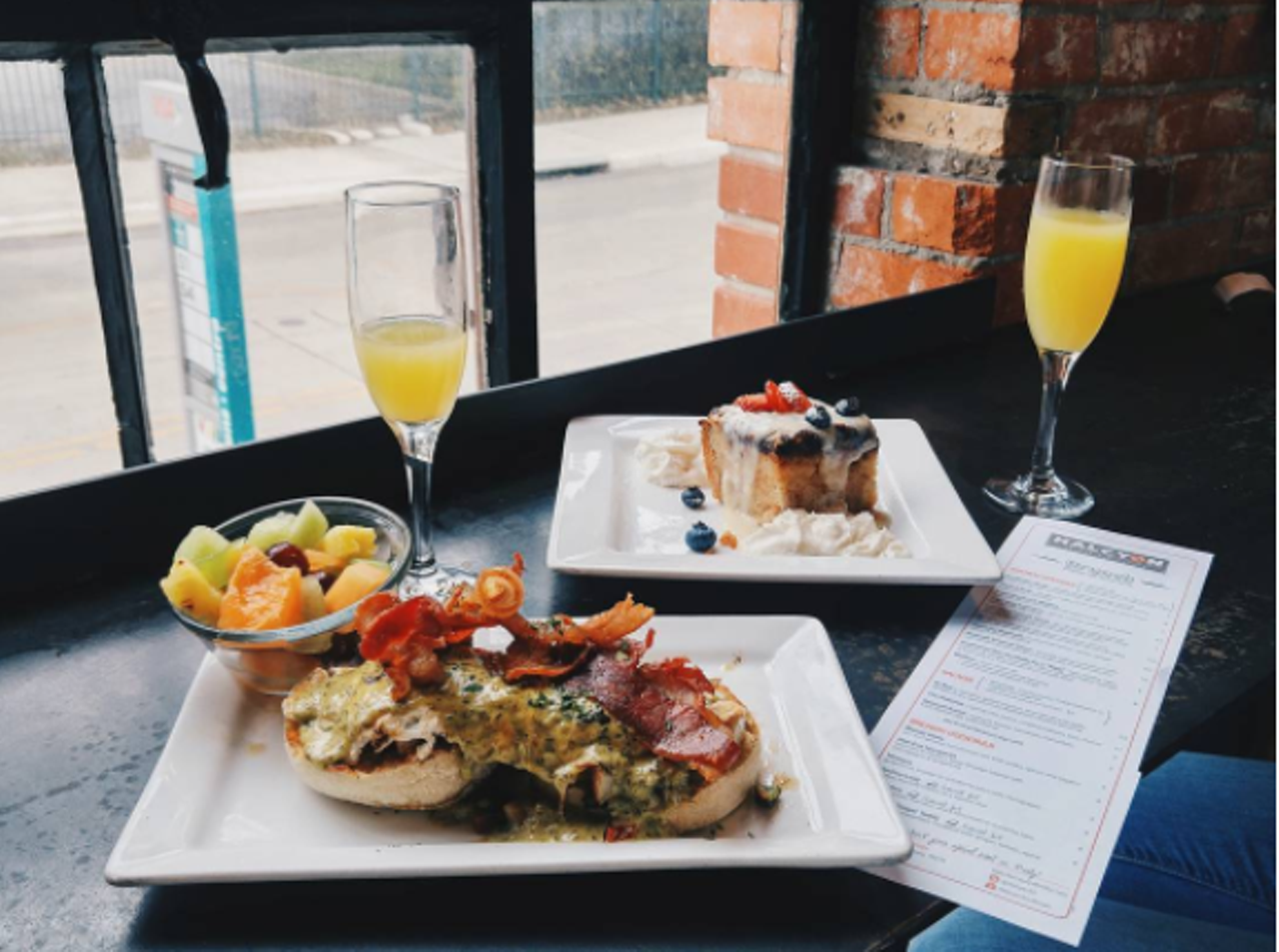 Halcyon
1414 S. Alamo St., (210) 277-7045,  halcyoncoffeebar.com
Halcyon&#146;s brunch is what dreams are made up. Get to the eatery/coffeeshop/cool hang out spot early for delicious way to get the weekend started. 
Photo via Instagram,  gabrielle_herrera