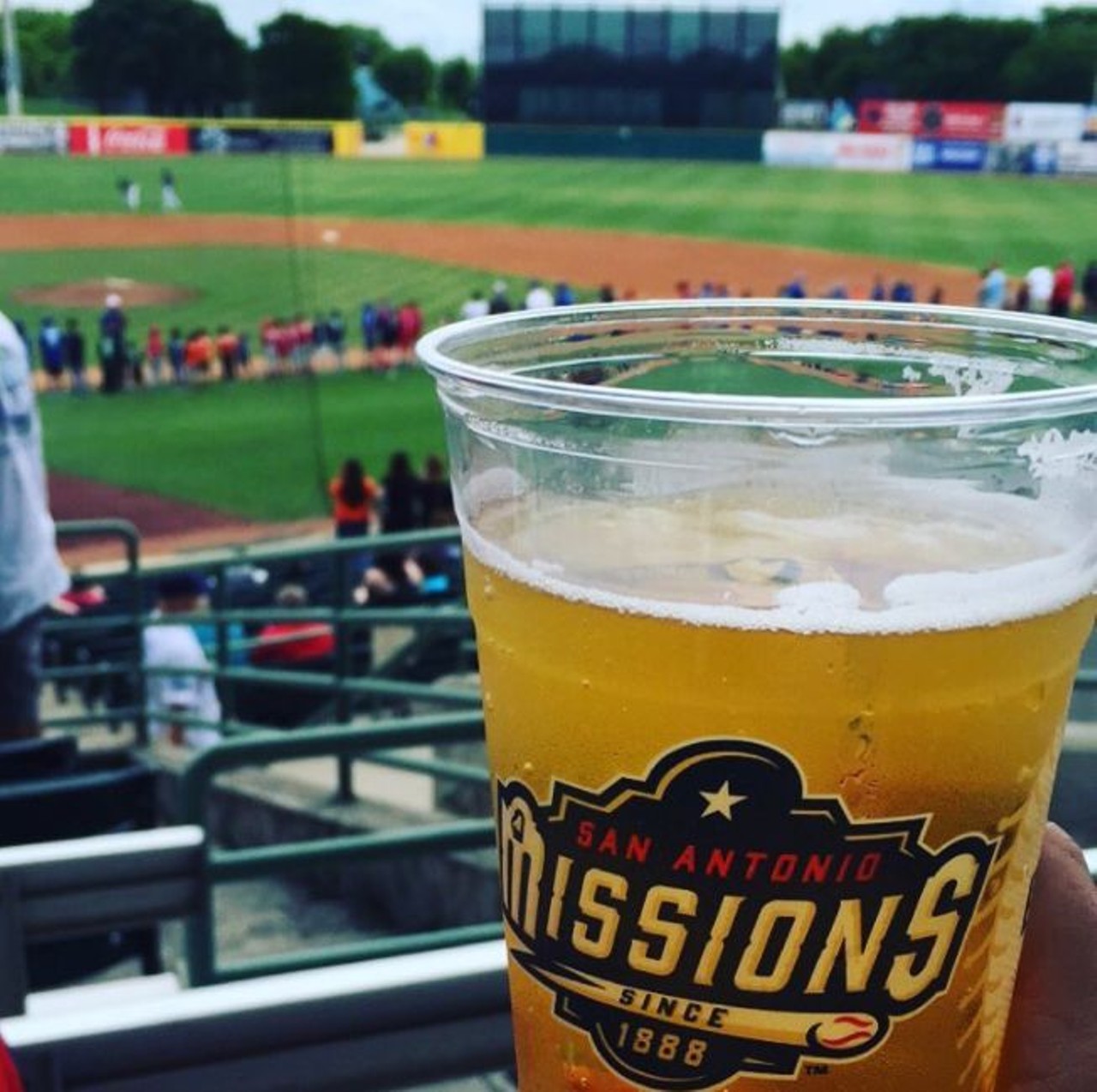  Take advantage of dollar night at a Missions game
Dollar hot dogs, dollar popcorn, dollar soda, and you guessed it &#151; dollar beers. Grab a cold one 
(or two or three) while rooting for the San Antonio Missions and revel in the fact that you're wallet will still be full by the time the game is over. 
Photo via Instagram, jpina85