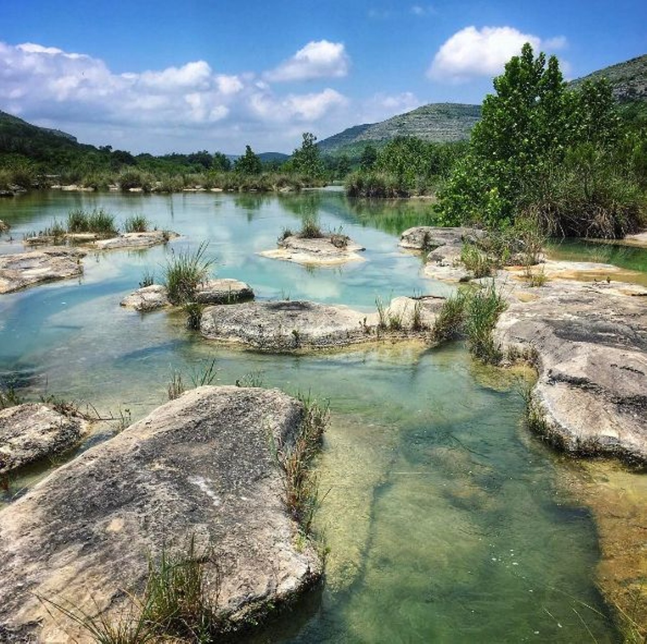 Devils River State Natural Area
21715 Dolan Creek Rd, Del Rio, (830) 395-2133, tpwd.texas.gov/state-parks/devils-river
You might scratch up your body on the rocks, but the water is totally worth it.
Photo via Instagram, jcra8ton