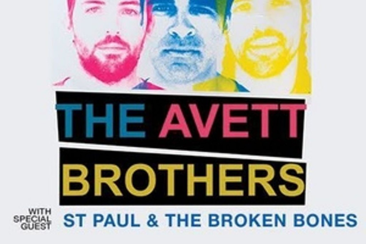 The Avett Brothers
Sat., April 1, 8 p.m. at Whitewater Amphitheater