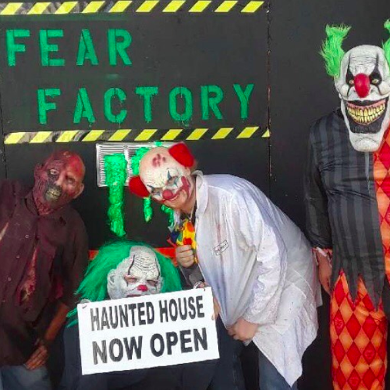 The Fear Factory Haunted Experience
9333 SW Loop 410, (210) 623-8383, tradersvillage.com
Make your way over to Traders Village to find some good deals. Oh, and to check out this free (with parking admission) haunted ~experience~. Open weekends in October, this twisted maze of frights is perfect for the family with parades going on too.
Photo via Instagram, tradersvillage