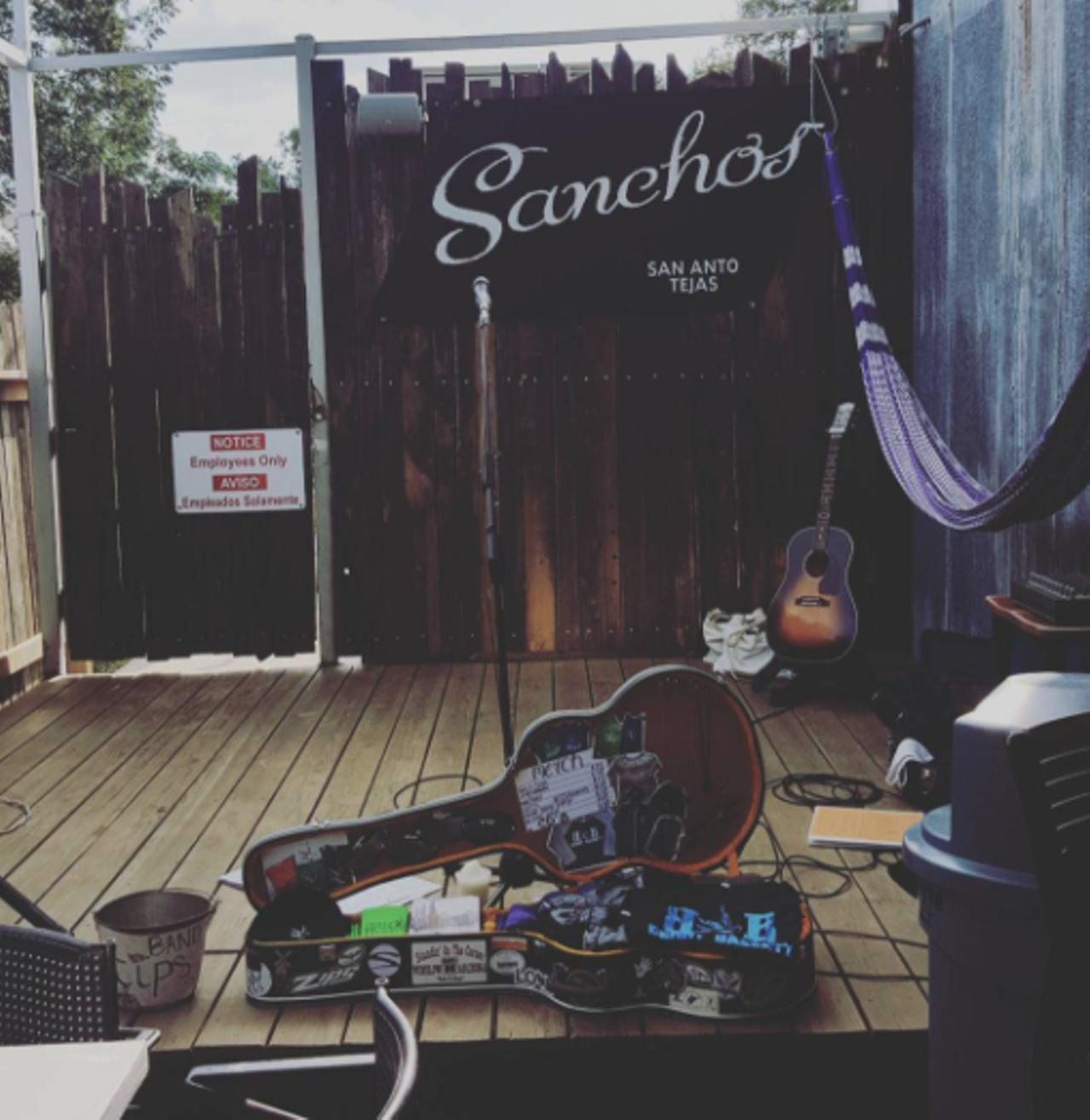 Sanchos Cantina & Cocina
628 Jackson St., (210) 320-1840, sanchosmx.com
Live music on an open patio with a view appreciative of downtown San Antonio ...  what else could you ever need?
Photo via Instagram, benny_bassett