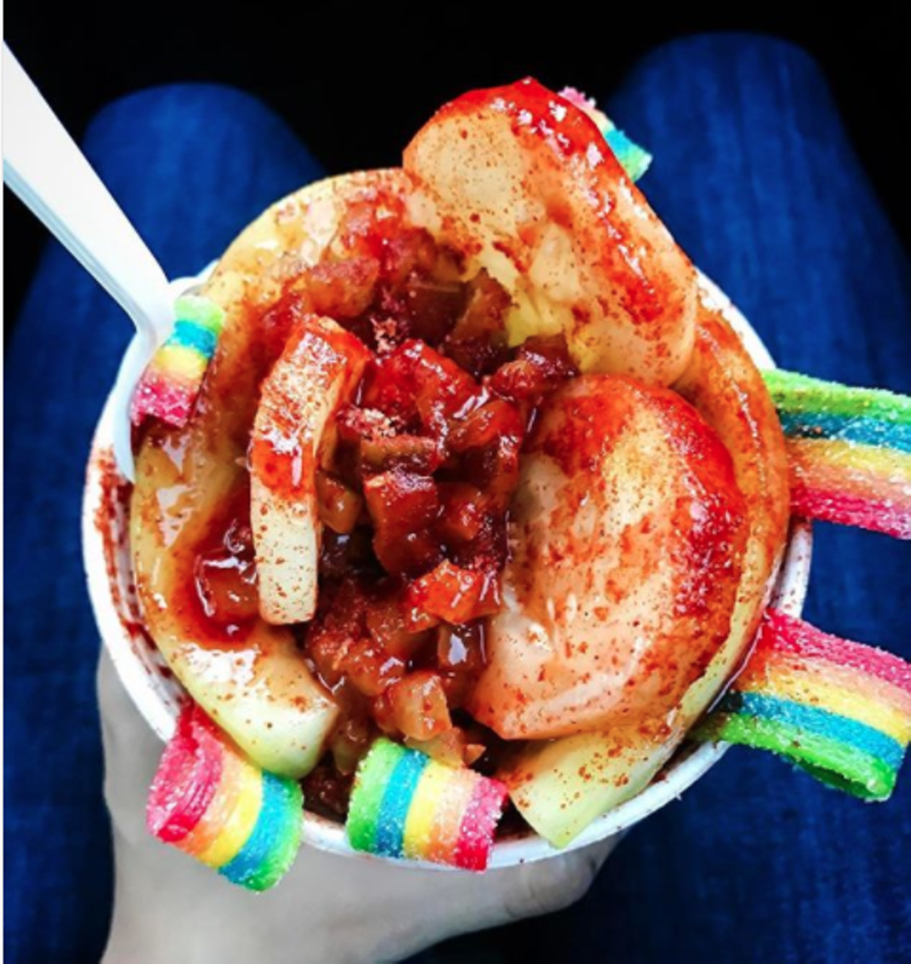 Tropic Express
10167 Culebra Road, (210) 522-0608
It's hard to find sinful snacks like these along Loop 1604, but Tropic Express comes through whenever you have an antojo for a raspa or corn in a cup.
Photo via erikadb37 / Instagram