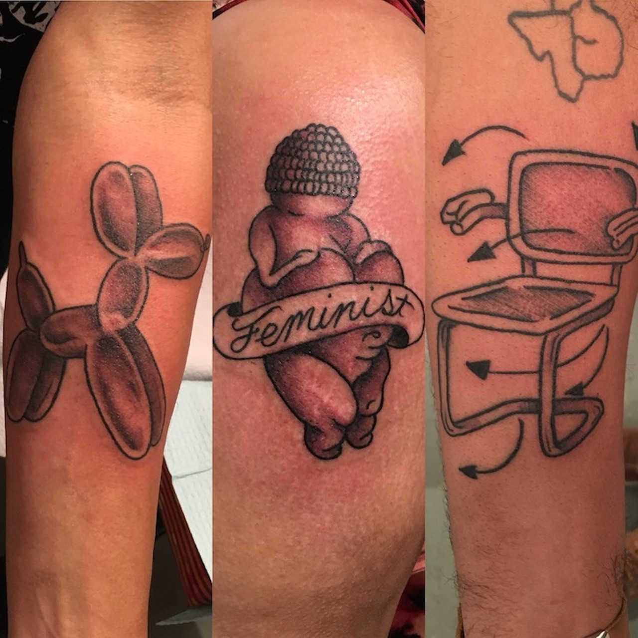 Three tattoos inked in conjunction with “Skin in the Game: Act 2”