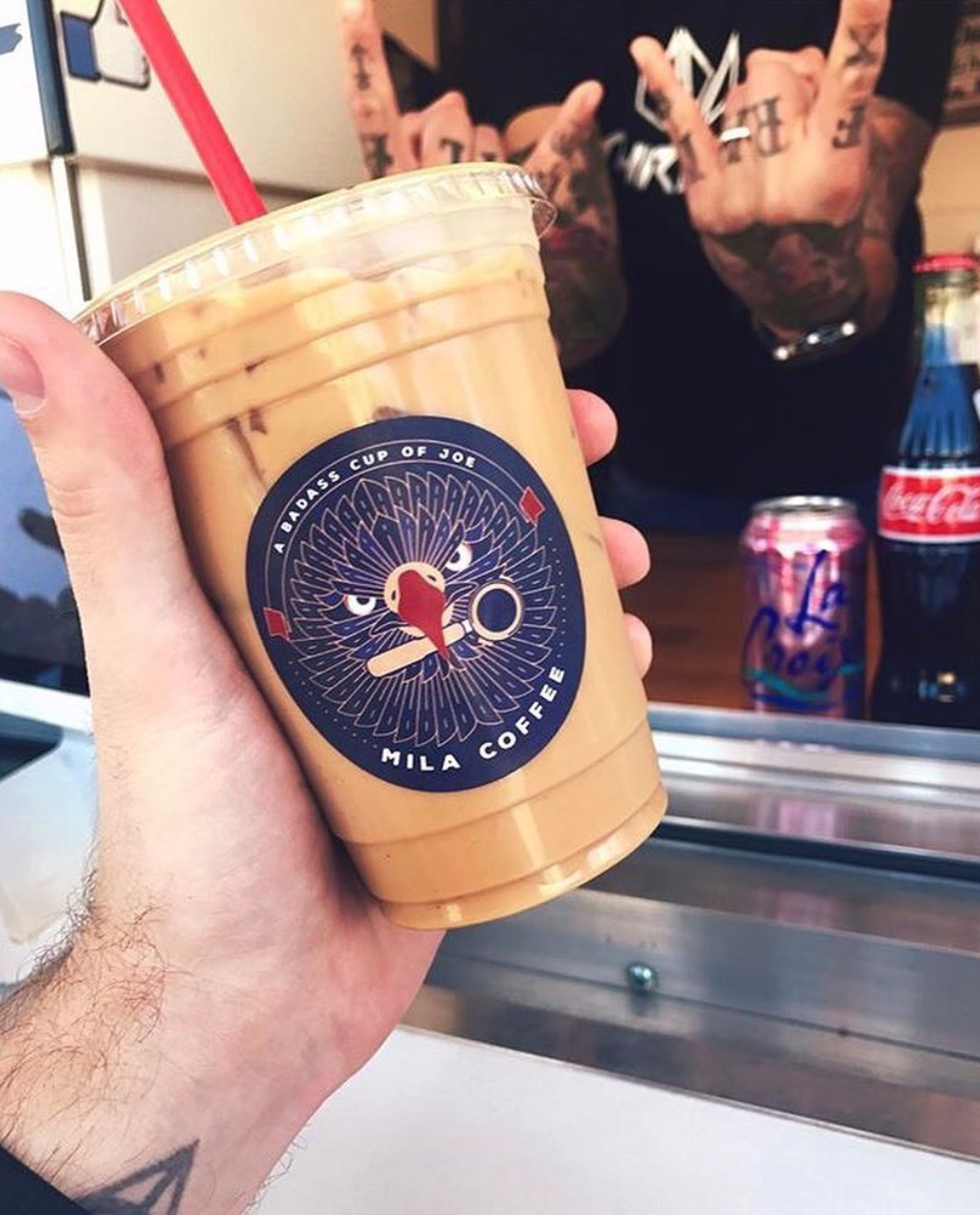 Drink This: Horchata iced coffee
At Mila, Marco Antonio Lastra services the Midtown area and the cycling crowd with Tweed Coffee out of Dallas. Try a splash of horchata made using Mexican vanilla.
Photo via Instagram / milacoffeesa