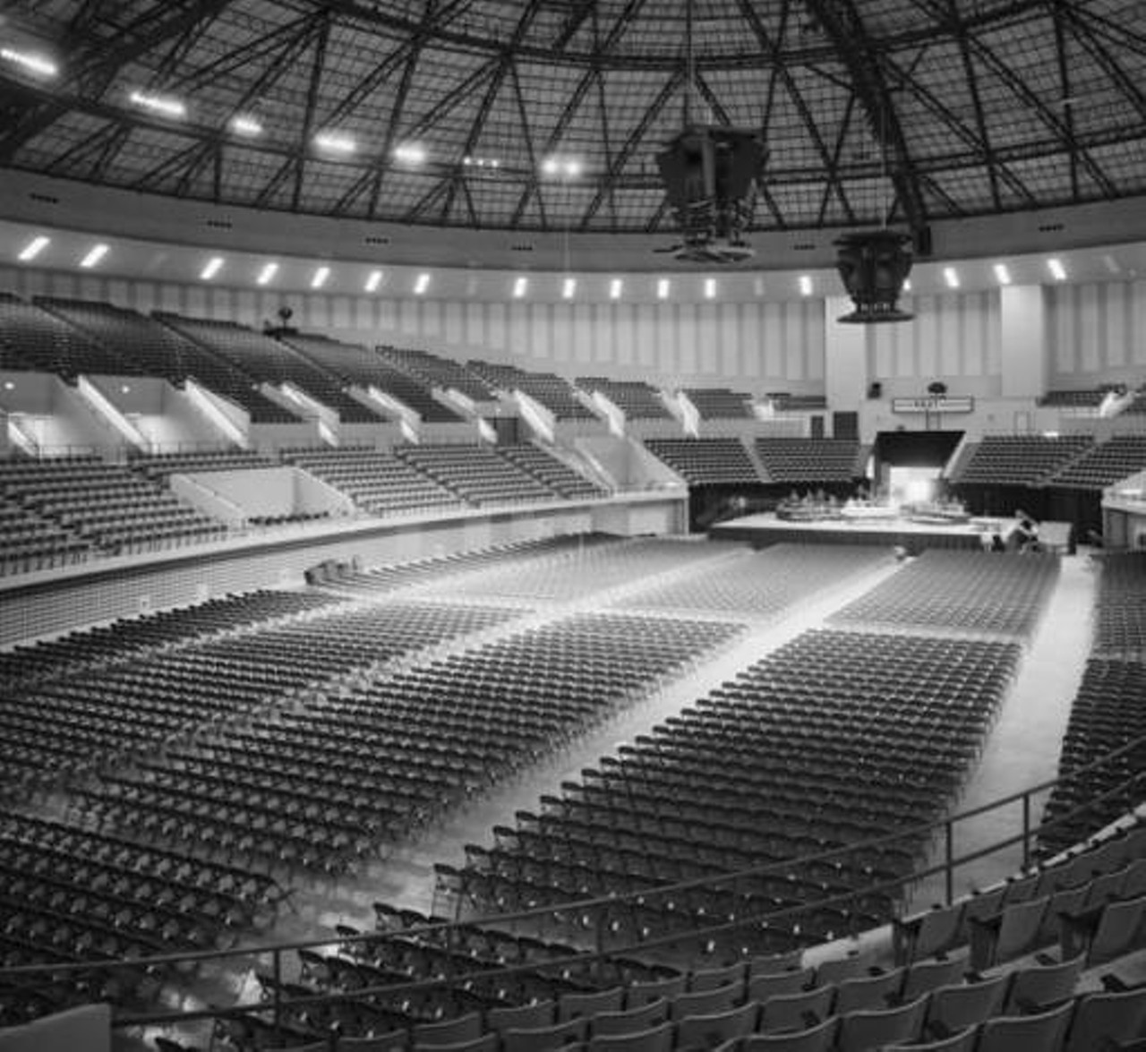 Interior of San Antonio Convention Center Arena, 1968
What is now the Henry B. González Convention Center was once simply the San Antonio Convention Center, which was originally built as part of HemisFair ’68.
Photo via Zintgraff Studio Photo Collection