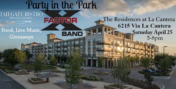 X-FACTOR - Party in the Park Saturday April 25, 2015