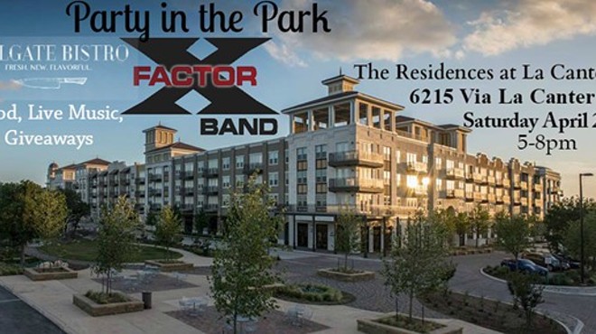 Party in the Park with X-Factor Band Saturday April 25 @ 5-8pm