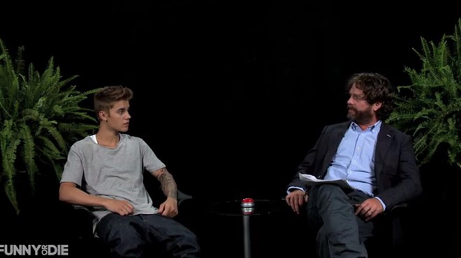 Zach Galifianakis' 'Between Two Ferns' With Justin Bieber Is A Thing of Beauty