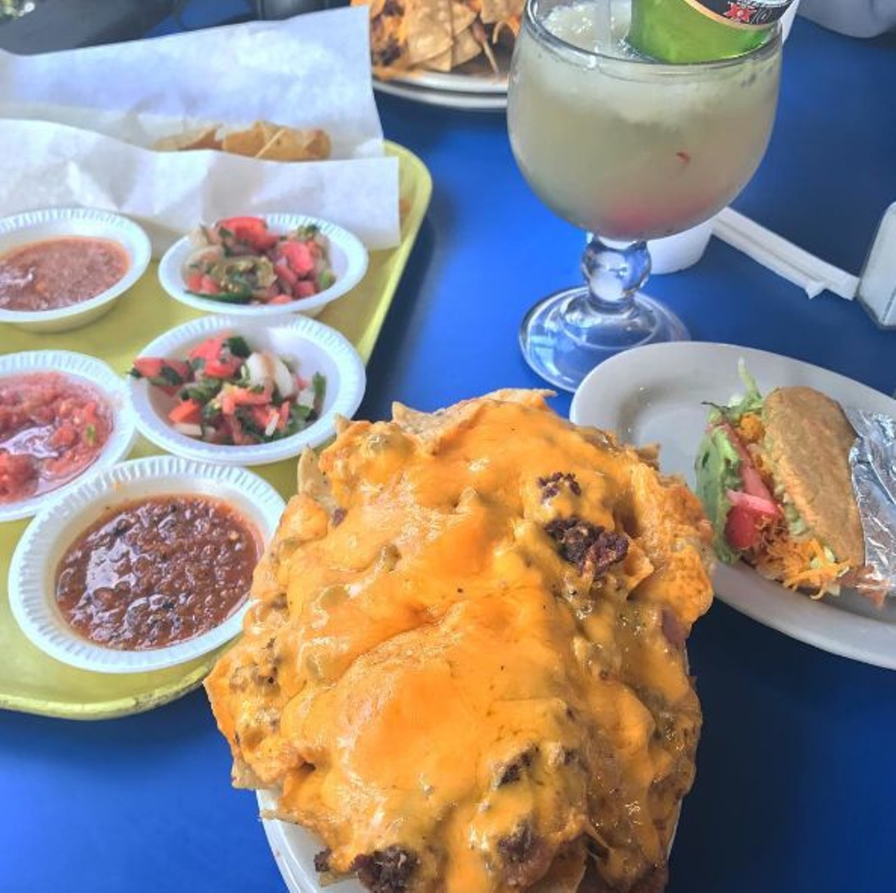 Chacho's
Multiple locations, chachos.com
Their insane nachos never disappoint. Day or night, Chacho's comes through 24/7.
Photo via Instagram, toofat2care