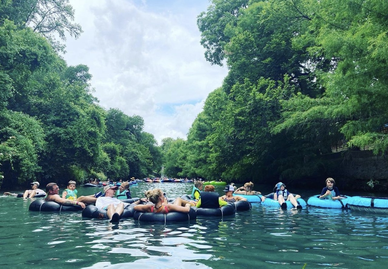 
Tube the Comal River
There’s a reason tubing down the Comal is considered a Texan rite of passage. The cool waters of this river in New Braunfels are perfect for a leisurely float while you sip a refreshing beverage. Just make sure to double check the rules before you go.
Photo via Instagram / 3104suntx