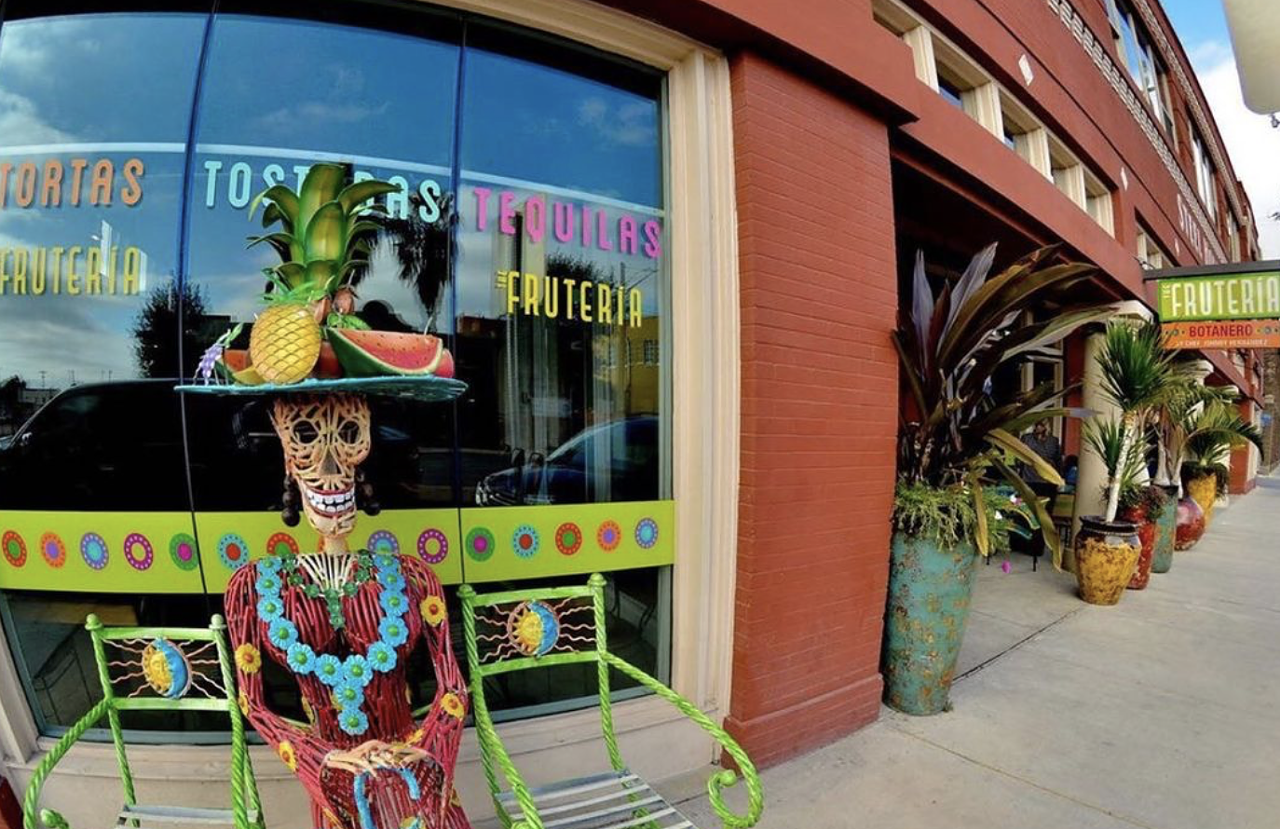 The Fruteria
1401 S. Flores St. Ste. 102
Local chef Johnny Hernandez’s Southtown spot La Fruteria closed earlier this year for a bit of freshening up. Now rechristened The Frutería-Botanero, the boldly-decorated space now serves up new menu offerings, ranging from ceviches to mole dishes. 
Photo via Instagram / thefruteriasa