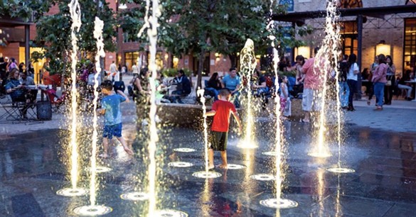 Cool down with the kids at a splash pad
A splash pad is a simple pleasure that kids love. Many San Antonio parks have splash pads, including Pearsall Park and Yanaguana Garden at Hemisfair, as well as at Pearl Brewery near the Bottling Department.  
Photo via Instagram / bottlingdept