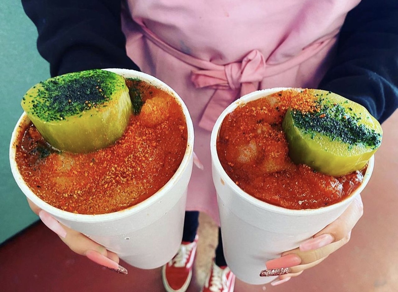 Treat yourself to a raspa or slushie
What better cure for a hot day than a brain freeze? San Antonio has plenty of delicious cold treats to enjoy, like the puro slushies, raspas and mangonadas available at Chamoy City Limitss and Las Nieves.
Photo via Instagram / chamoycitylimits