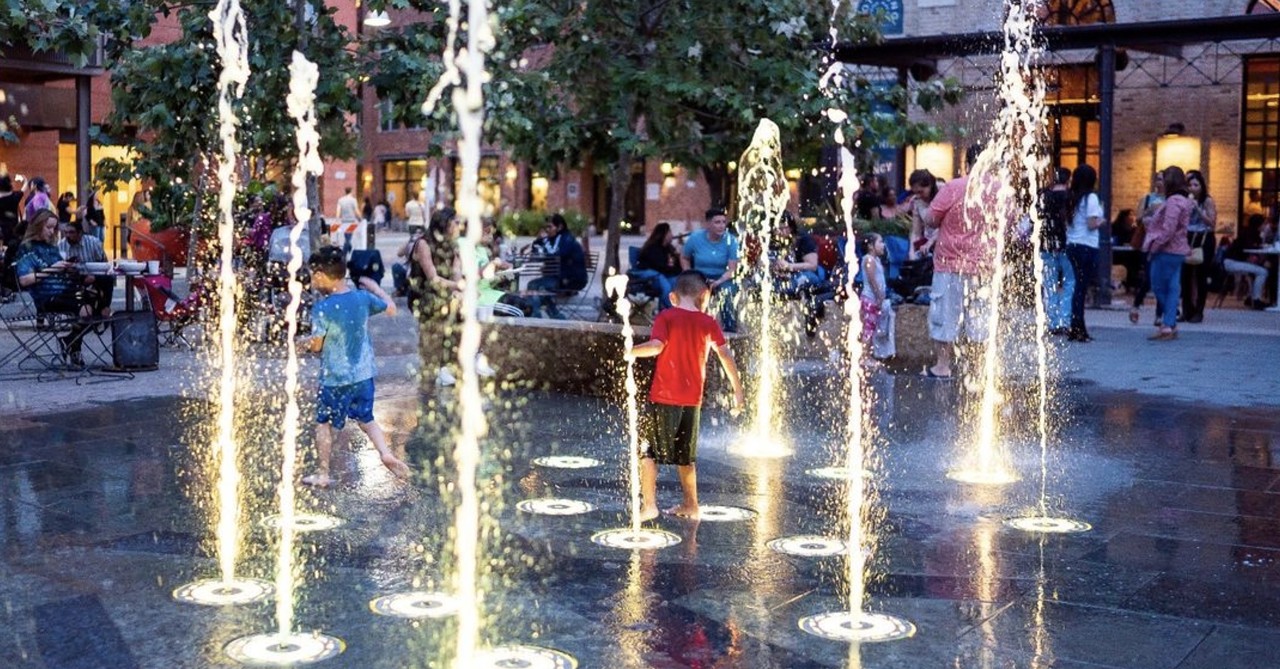Cool down with the kids at a splash pad
A splash pad is a simple pleasure that kids love. Many San Antonio parks have splash pads, including Pearsall Park and Yanaguana Garden at Hemisfair, as well as at Pearl Brewery near the Bottling Department.  
Photo via Instagram / bottlingdept