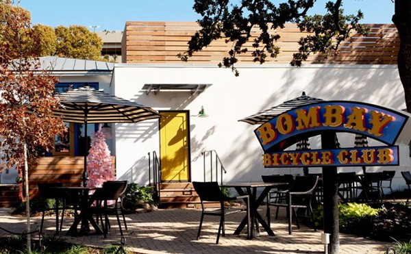 Bombay Bicycle Club
607 Hemisfair Blvd., instagram.com/bombay_hemisfair
Bombay Bicycle Club debuted its new location in the historic Espinoza House at Hemisfair, near Yanaguana Garden, this fall. Bombay’s second location features kitschy decor reminiscent of its flagship store, with a menu featuring its signature burgers and loaded nachos, as well as cocktails, beer and wine.