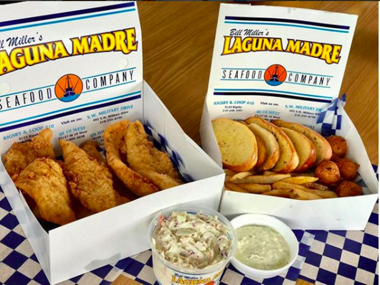 Laguna Madre Seafood Co.
Multiple locations, lagunamadreseafood.com
If you're physically near one of these locations, you'll want to stop in for their fried or grilled plates. It's the Bill Miller of the Sea and gets the job done. 
Photo via Instagram / lagunamadreseafood