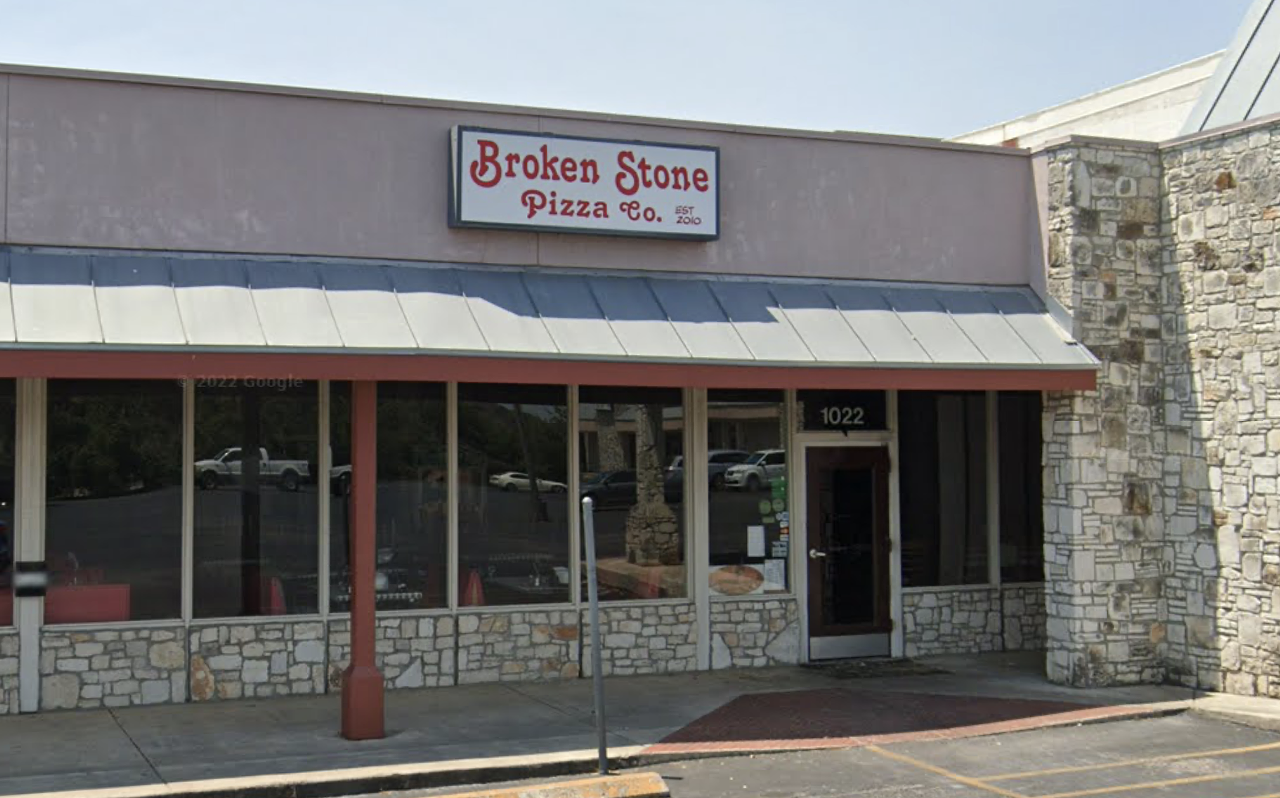Broken Stone Pizza Co.
1022 N. Main St., Boerne
After 12 years of rolling dough, Hill Country pizza parlor Broken Stone has decided they will shut their doors at the end of the month. Known for New York-style pizzas and a cozy atmosphere, Broken Stone’s Boerne location opened in 2011. Though the Boerne location will shutter, the company’s Kerrville location will remain open.  
Photo via Google Maps
