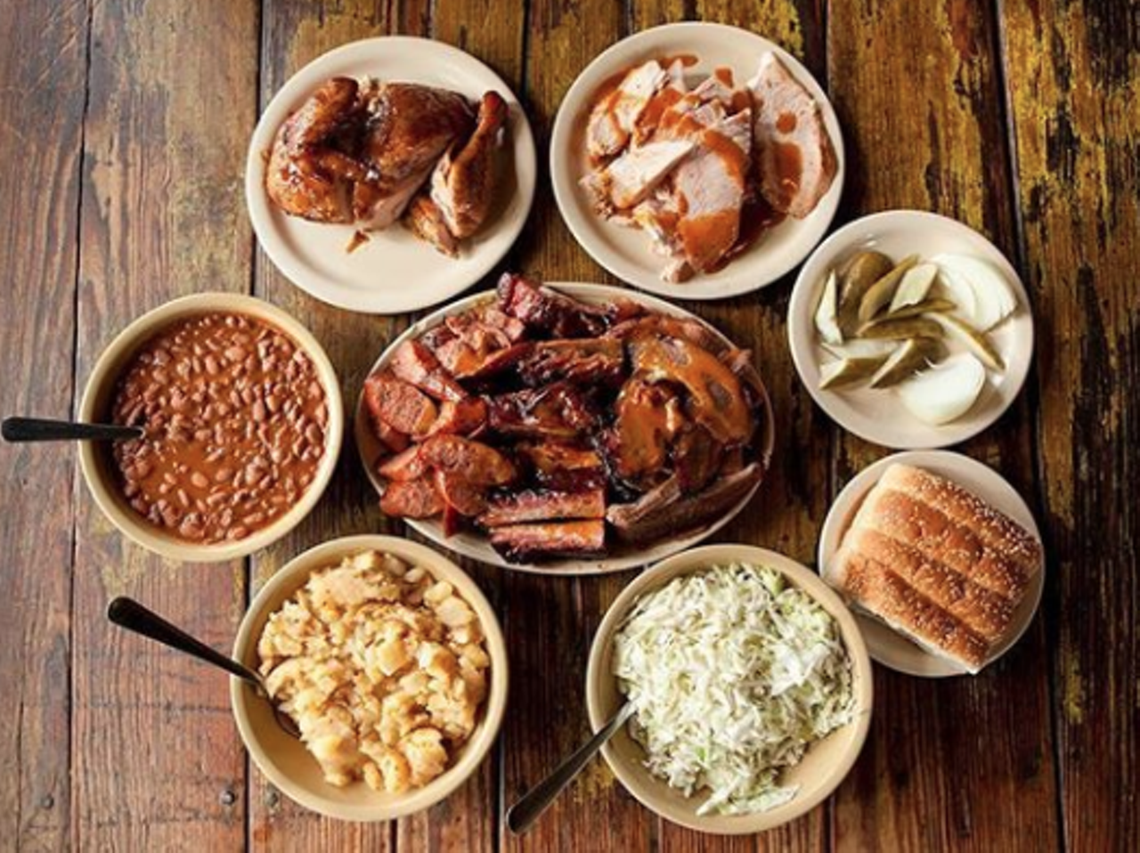 The Salt Lick
18300 FM 1826, Driftwood, (512) 858-4959, saltlickbbq.com
Looking for live music to enjoy with your barbecue? The Salt Lick allows you to BYOB for the show and meal, just remember to bring cash. 
Photo via Instagram / saltlickbbq