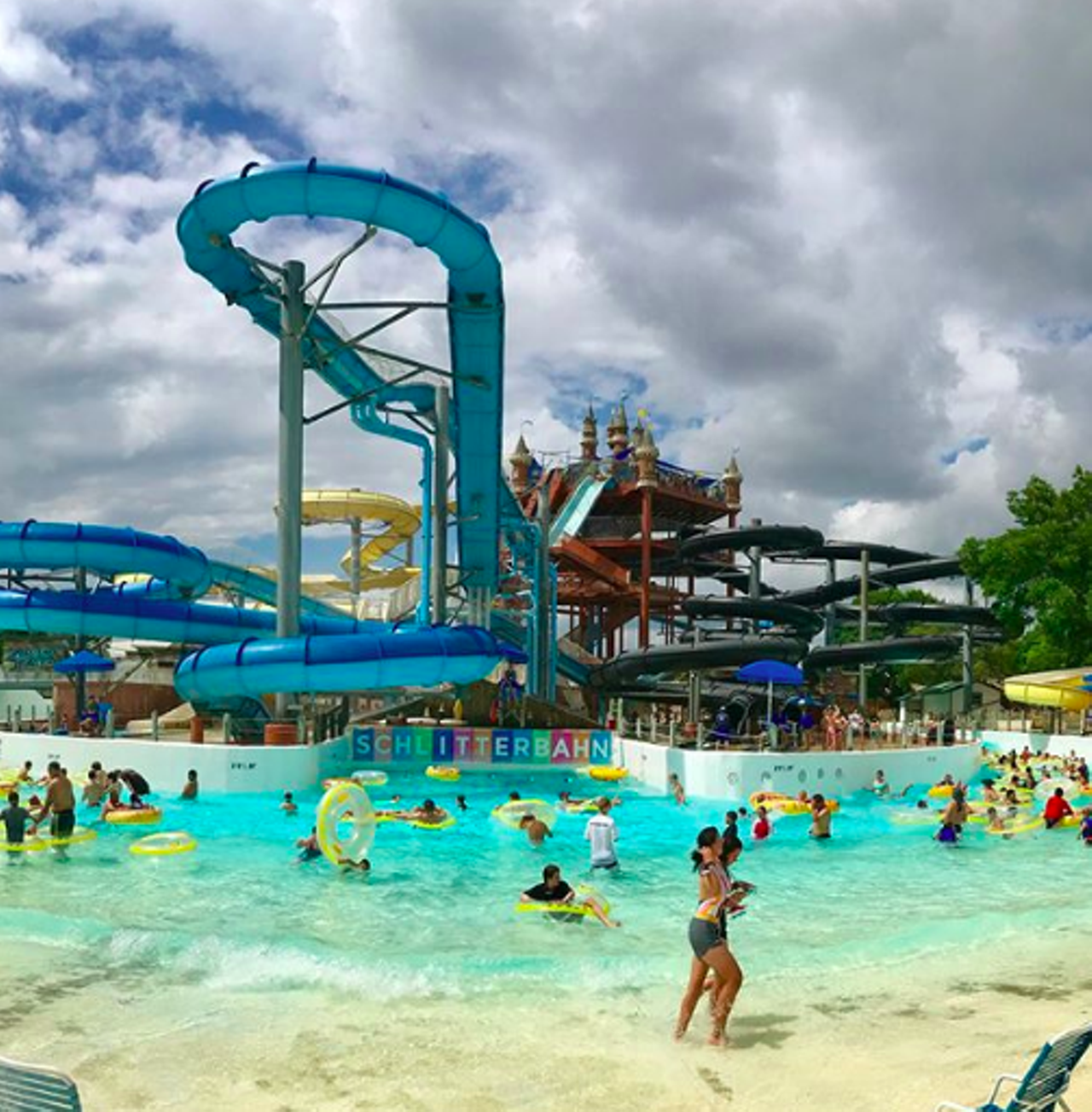 Going to a waterpark
To our way of thinking, there are better ways to cool off in the summer than floating in a highly chlorinated lazy river or standing in long lines for brief rides on giant slides. But, hey, your mileage may vary.
Photo via Instagram / schlitterbahnwaterparks