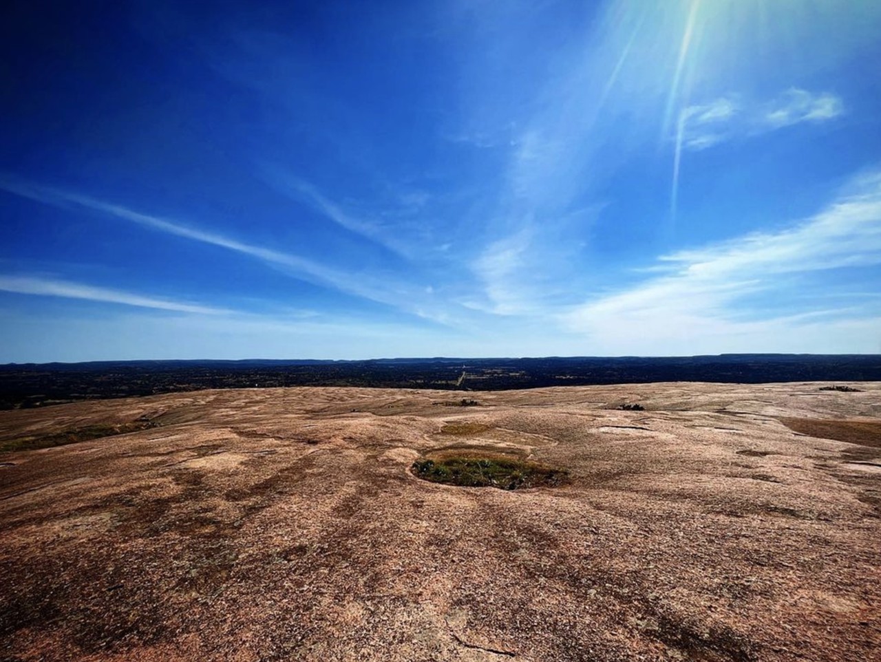 Enchanted Rock State Natural Area
16710 Ranch Road 965, Fredericksburg, (830) 685-3636, tpwd.texas.gov
There's a reason climbing Enchanted Rock is a local rite of passage. Those willing to make the drive and trek up to the top of the rock will be rewarded with beautiful views of the Texas Hill Country in addition to Enchanted Rock's own lovely pink granite. If you plan your visit for the weekend (or on a holiday), just make sure to register for a day pass in advance!
Photo via Instagram / the_gingerhead_man