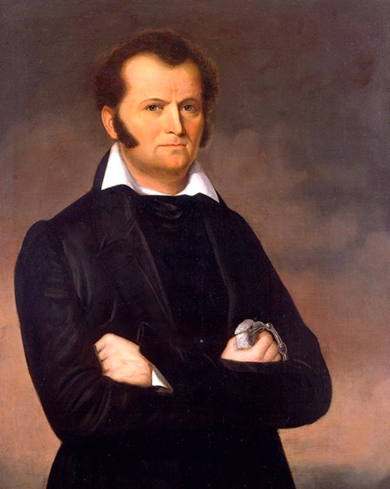 Jim Bowie
Though Jim Bowie’s physical legacy continues today as the namesake of the Bowie knife, he did many other things in his lifetime that don’t live on as history so much as legend, such as being shot and stabbed and still winning the Sandbar Fight after he stabbed the sheriff of Rapides Parish after a long-running feud. He died as an Alamo Defender, though he was bedridden at the time of the battle with what is now believed to be typhoid or tuberculosis. He’s buried at San Fernando Cathedral in case you care to pay your respects.
Photo via Instagram / drinkinbros_historybuffs_