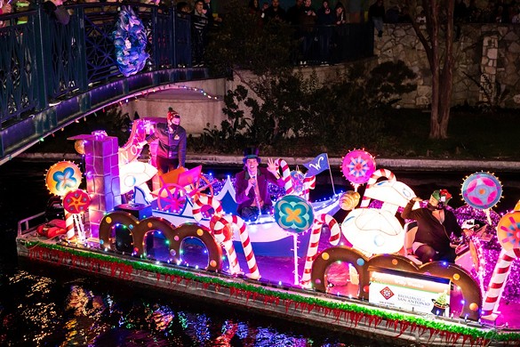 Catch the Ford Holiday River Parade 
It's too late this year, but definitely pencil this one in if you haven't already witnessed brightly illuminated barges lighting up the River Walk.
Photo by Jaime Monzon