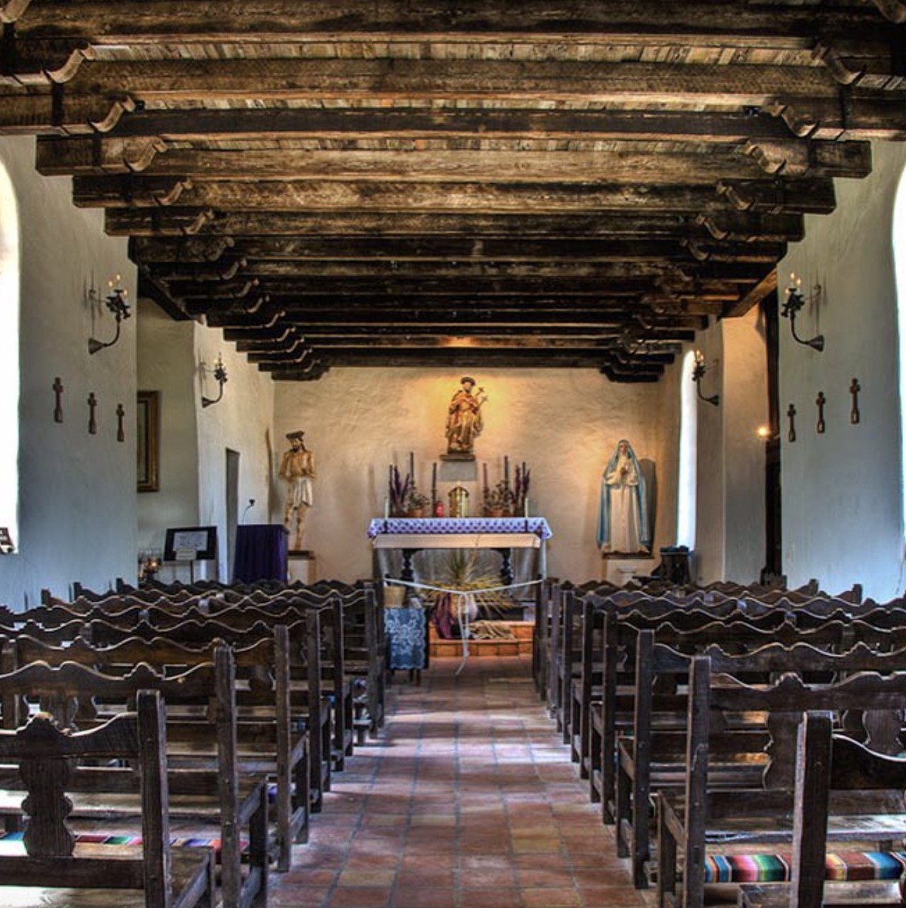 Attend mass at one of the Missions
The four Spanish frontier outposts that make up the San Antonio Missions National Historic Park are all functioning Catholic churches and hold Christmas Eve mass. 
Photo via Instagram / missionsofsanantonio