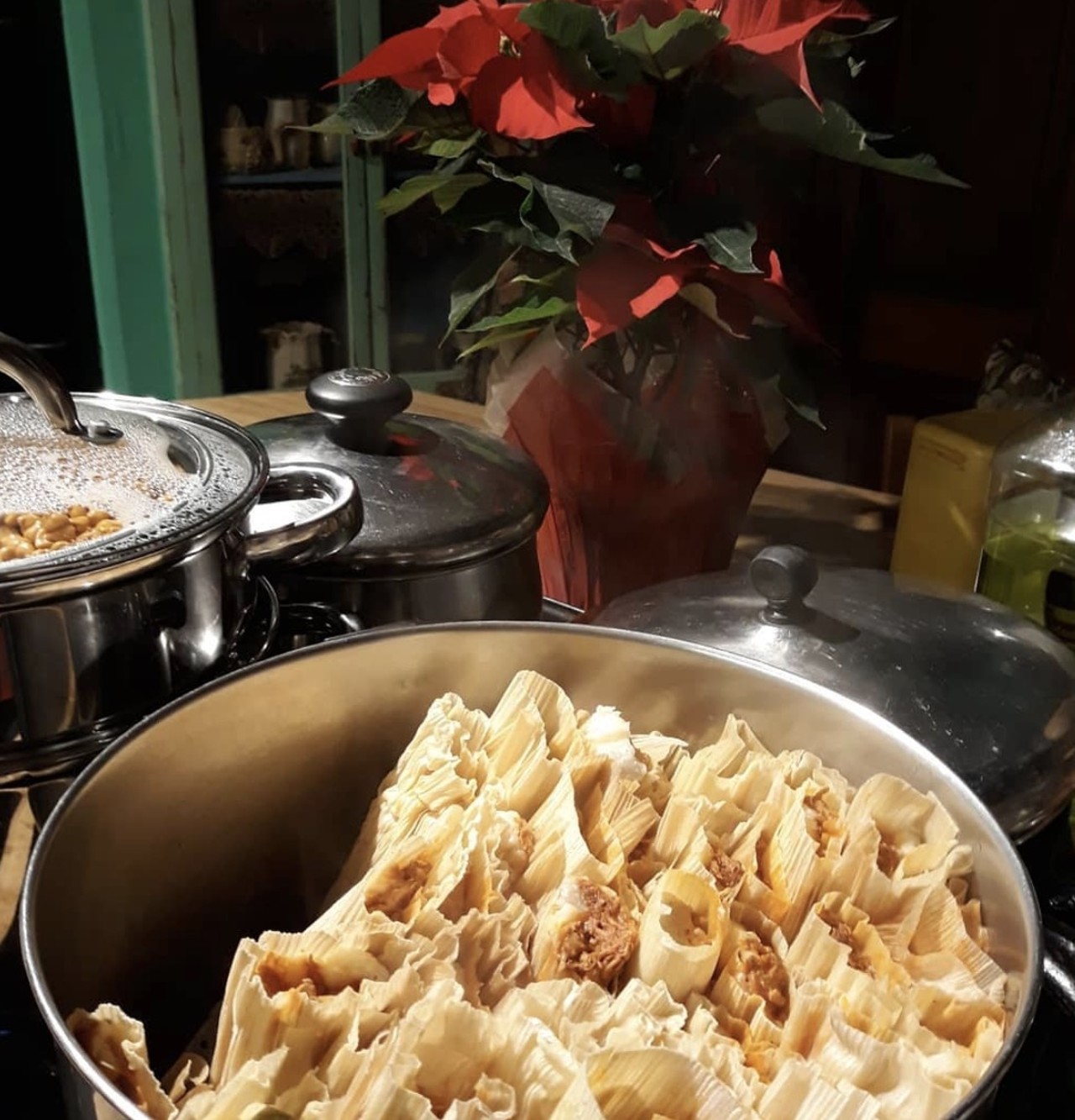 Throw a tamalada 
No, this isn't one for beginners, but if you're serious about having a Puro San Anto Christmas, invite the relatives over to make your own tamales. Just be ready to have your Tia telling you exactly how should be done. 
Photo via Instagram / jmichaelwalker1
