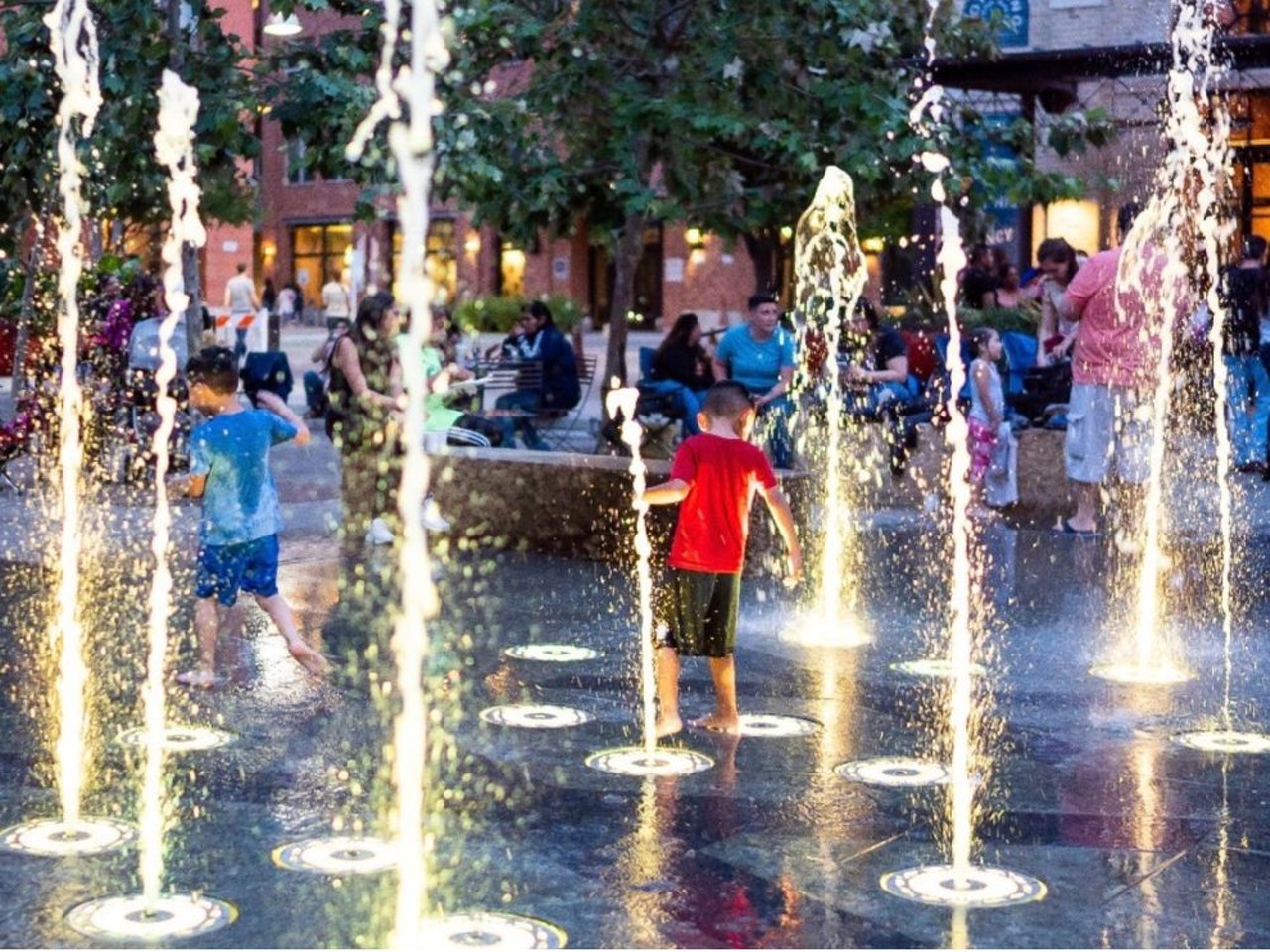 Cool down with the kids at a splash pad
A splash pad is a simple pleasure that kids love. Many San Antonio parks have splash pads, including Pearsall Park and Yanaguana Garden at Hemisfair, as well as at Pearl Brewery near the Bottling Department.
