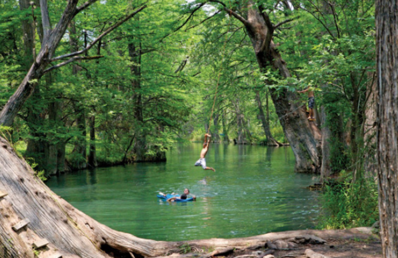 Blue Hole
100 Blue Hole Lane, Wimberley, (512) 660-9111, cityofwimberley.com    
Minutes from downtown Wimberley, Blue Hole makes for a refreshing stop during a day trip to the heart of the Texas Hill Country. Reservations are required, so be sure to plan ahead.
Photo via Instagram / jamiehornbuckle_realtor
