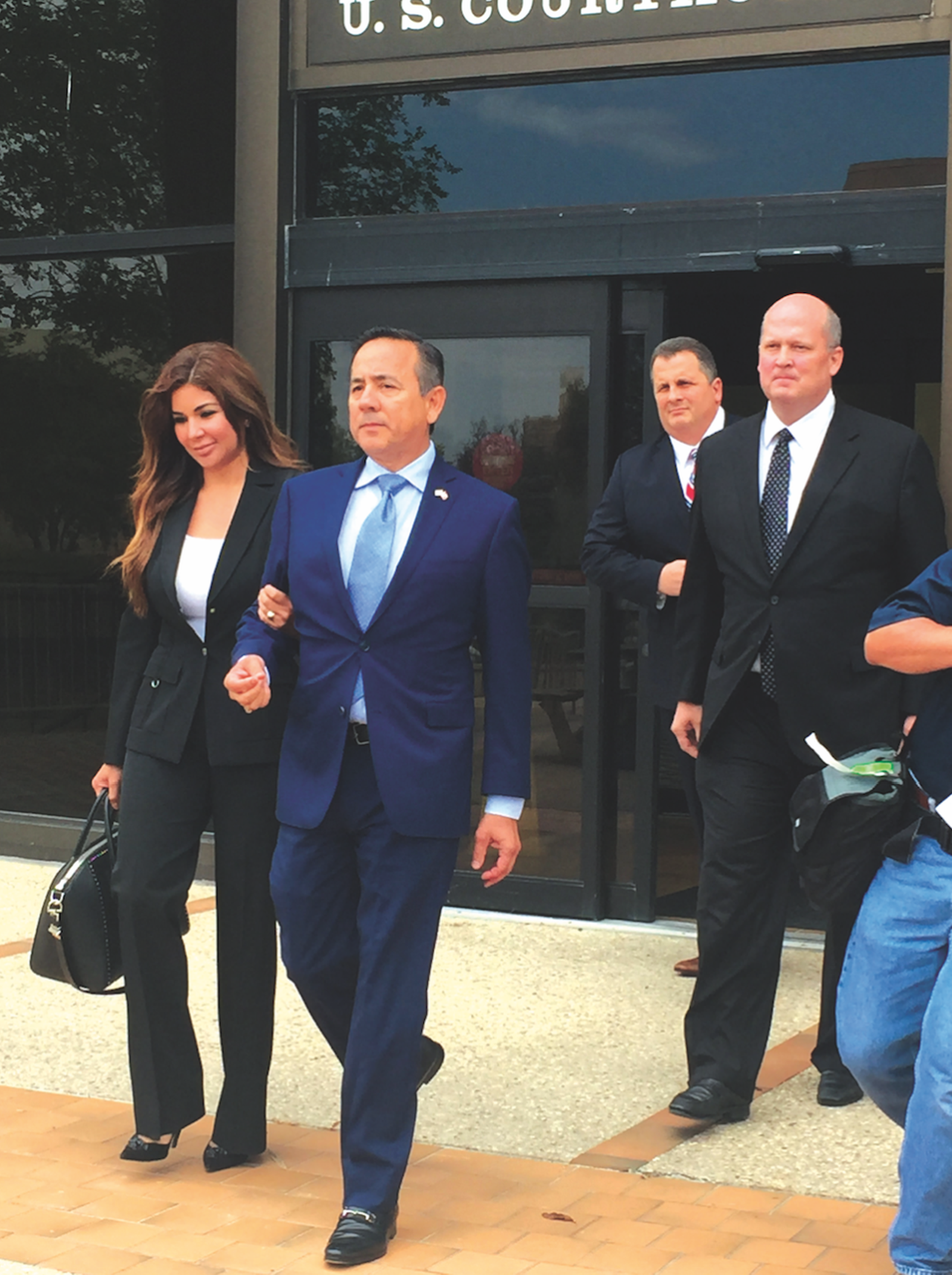 Carlos Uresti’s Pyramid Scheme
After years of scandals and pressure for action to be taken, former state senator Carlos Uresti was found guilty of 11 counts of fraud and money laundering charges for his role in the FourWinds Ponzi scheme. Investors, including a woman he had an affair with, of the defunct fracking sand company lost their money while Uresti and others profited. He was sentenced to 12 years in prison.
Photo by Alex Zielinski
