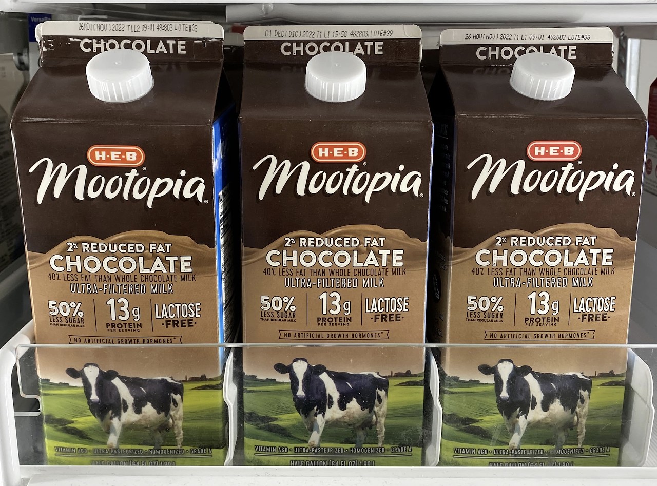 MooTopia Lactose Free Chocolate Milk
heb.com
H-E-B is looking out for folks with tummy issues with its tasty MooTopia chocolate milk.