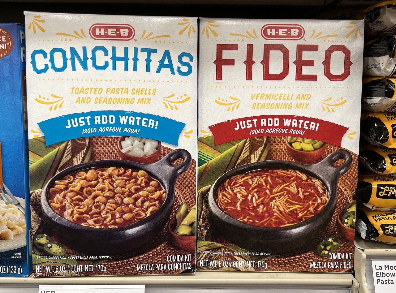 H-E-B Conchitas and Fideo Loco Comida Kits
heb.com
Sure, it may not be like your abuela’s, but H-E-B’s Comida Kits are the closest many people can get to homemade conchitas and fideo loco.