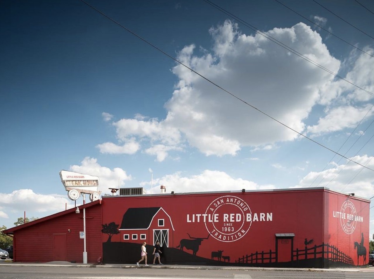 Little Red Barn Steakhouse
1836 S. Hackberry St., (210) 532-4235, lrbsteakhouse.com
Little Red Barn is a South Side staple — pr should we say stable? Doubtless, its down-home charm is part of the reason. Signature kitschy uniforms and Texas-sized portions have kept this favorite in business for over 60 years.