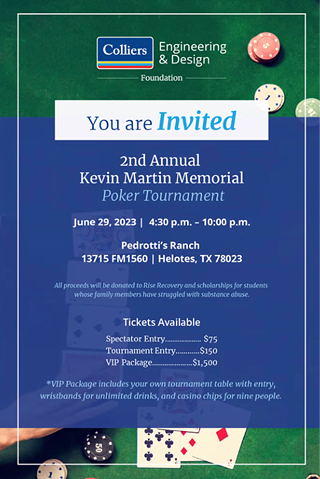 2nd Annual Kevin Martin Memorial Poker Tournament