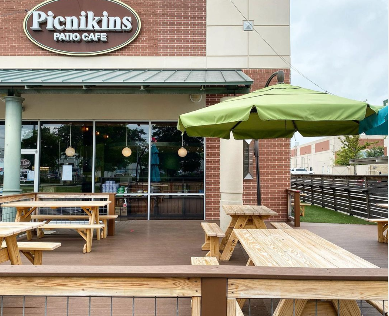 Picnikins Patio Cafe
Masks Required
Multiple Locations, N/A, picnikins.com
You and your pup can enjoy the spring time by being outdoors at Picnikins Patio Cafe. Try one of their Asian salads or if you’re feeling creative, build your own! 
Photo via Instagram / picnikins