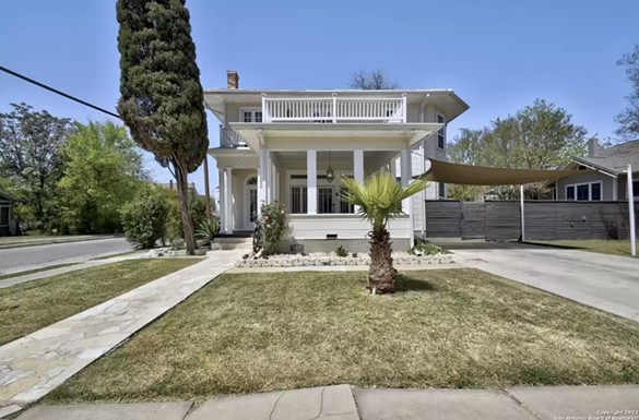 A 1916 home with a massive front porch and balcony is for sale in San Antonio's Beacon Hill