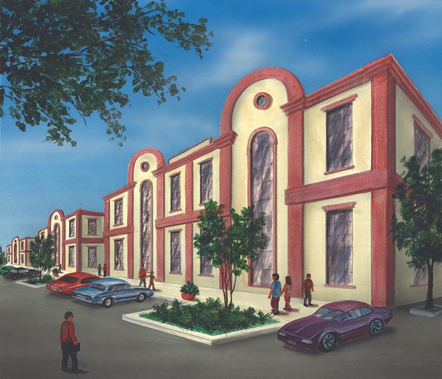 A conceptual drawing of the Hispanic Heritage Center of Texas’ physical space - Courtesy image