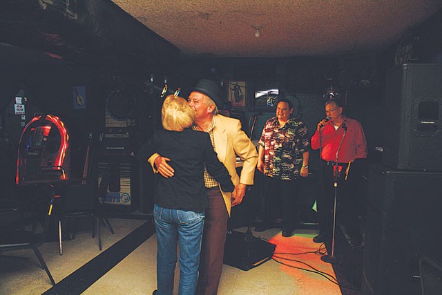 A couple dances the night away at South Town Tavern. - VERONICA LUNA