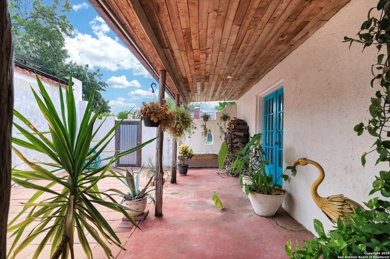 A cute San Antonio hacienda for sale looks like Frida Kahlo could have lived there